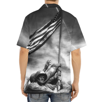 American War Memorial Print Aloha Shirt