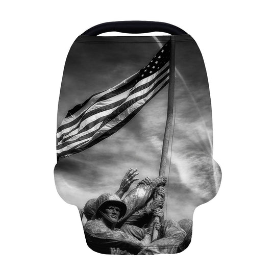 American War Memorial Print Baby Seat Cover