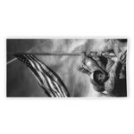 American War Memorial Print Beach Towel