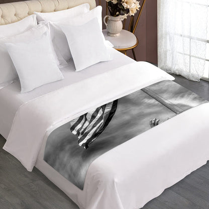 American War Memorial Print Bed Runner
