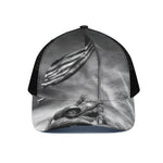 American War Memorial Print Black Mesh Trucker Cap