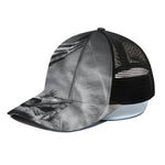 American War Memorial Print Black Mesh Trucker Cap