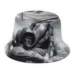 American War Memorial Print Bucket Hat
