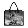 American War Memorial Print Canvas Tote Bag