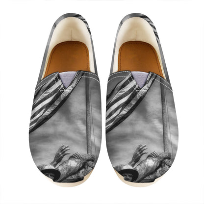 American War Memorial Print Casual Shoes