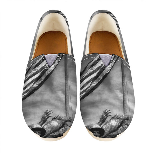 American War Memorial Print Casual Shoes