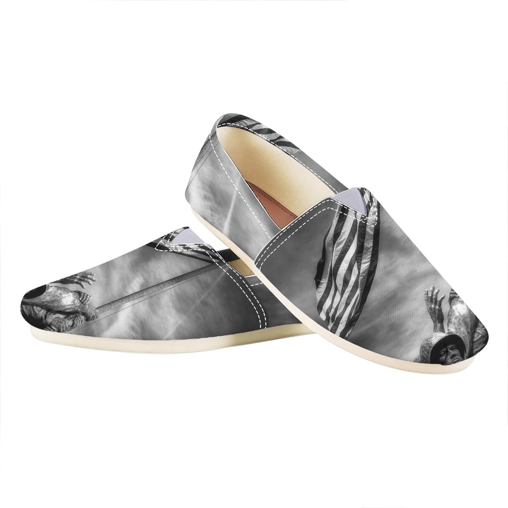 American War Memorial Print Casual Shoes