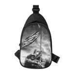 American War Memorial Print Chest Bag