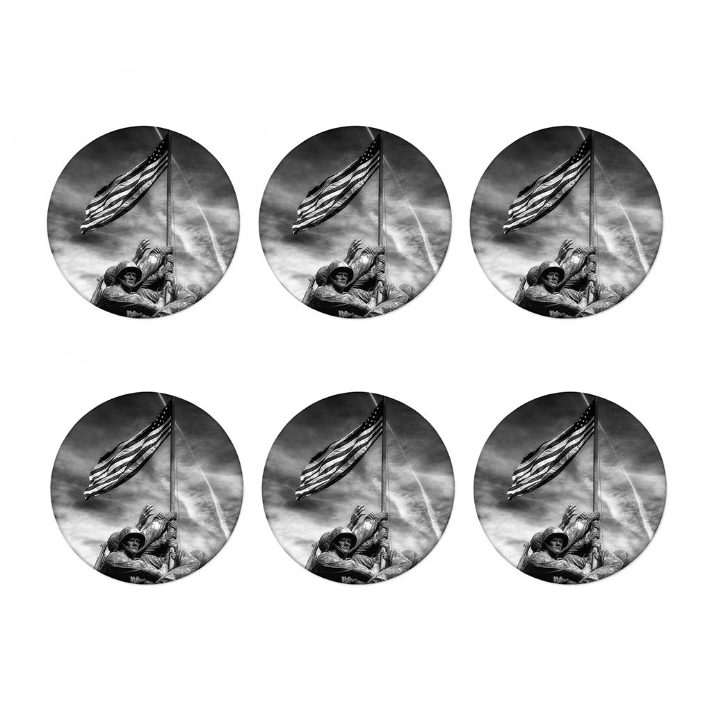 American War Memorial Print Coaster Set