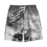 American War Memorial Print Cotton Shorts