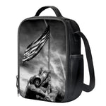 American War Memorial Print Crossbody Lunch Bag