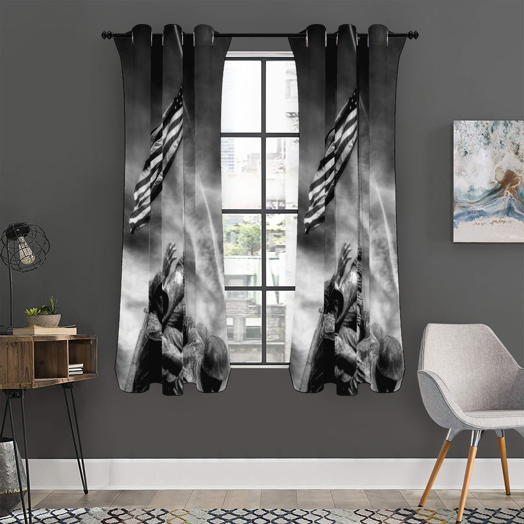 American War Memorial Print Curtain