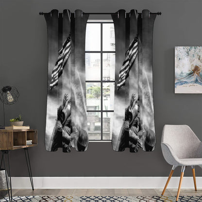 American War Memorial Print Curtain
