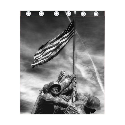 American War Memorial Print Curtain