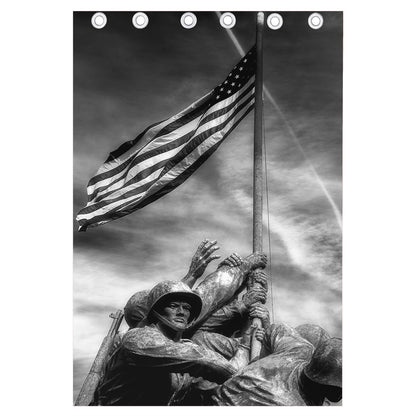 American War Memorial Print Curtain