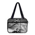 American War Memorial Print Double Strap Bible Bag