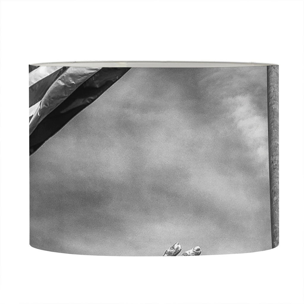 American War Memorial Print Drum Lamp Shade