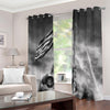 American War Memorial Print Extra Wide Grommet Curtains