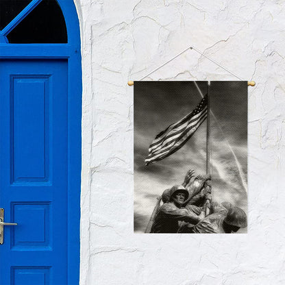 American War Memorial Print Garden Flag
