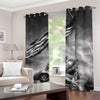 American War Memorial Print Grommet Curtains