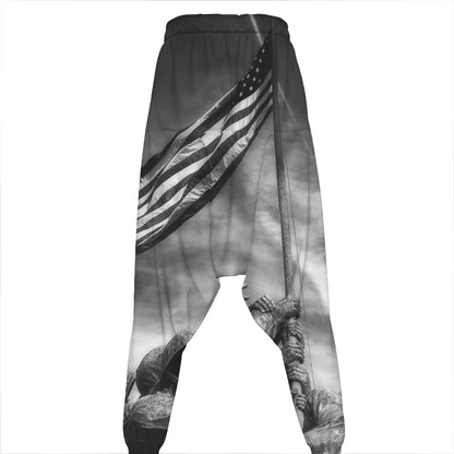 American War Memorial Print Hammer Pants