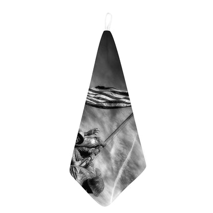 American War Memorial Print Hand Towel