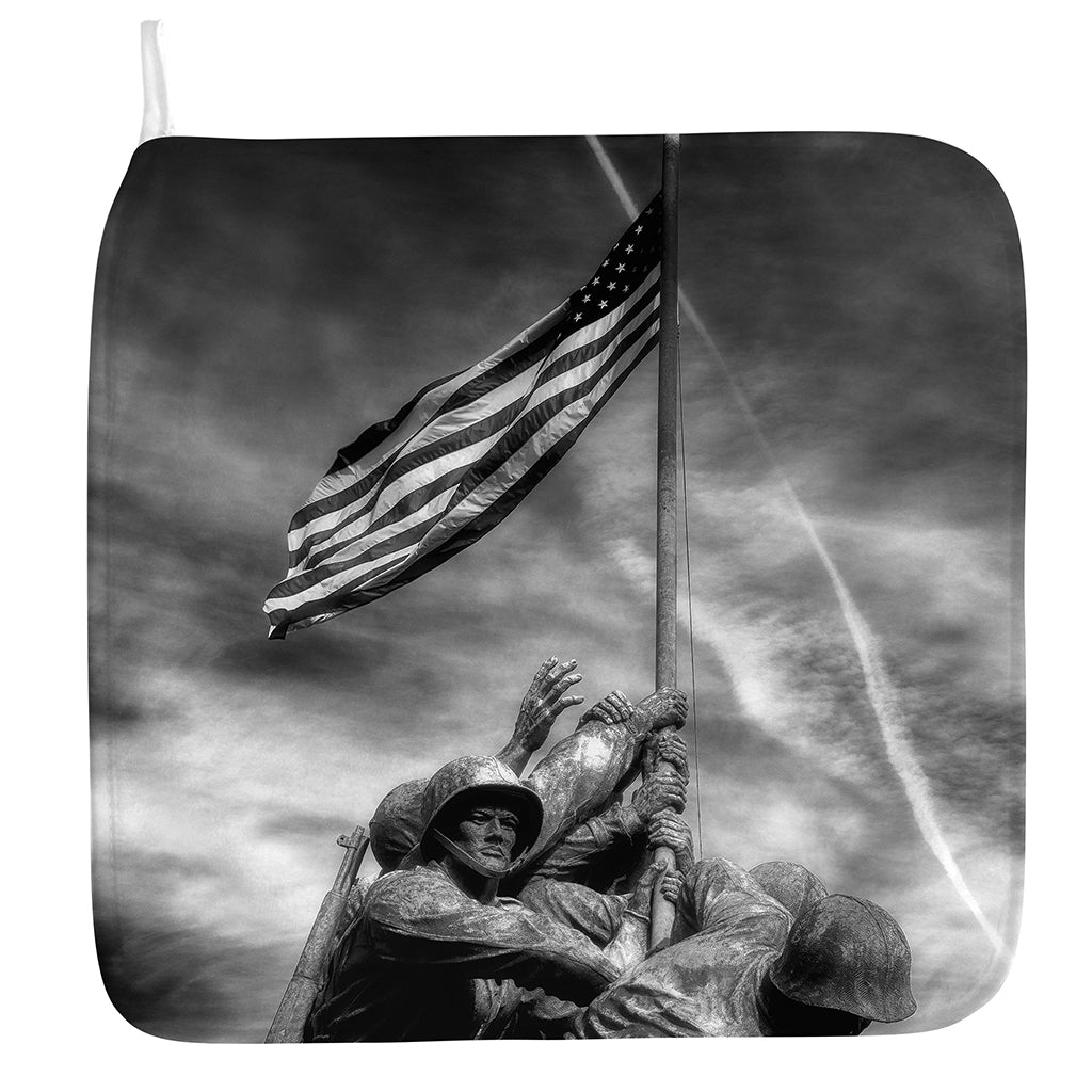 American War Memorial Print Hand Towel