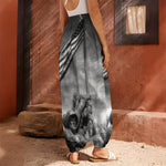 American War Memorial Print Harem Pants