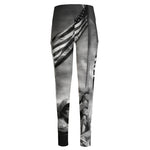 American War Memorial Print High-Waisted Pocket Leggings