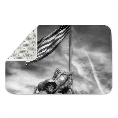 American War Memorial Print Indoor Door Mat