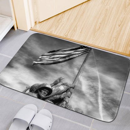 American War Memorial Print Indoor Door Mat