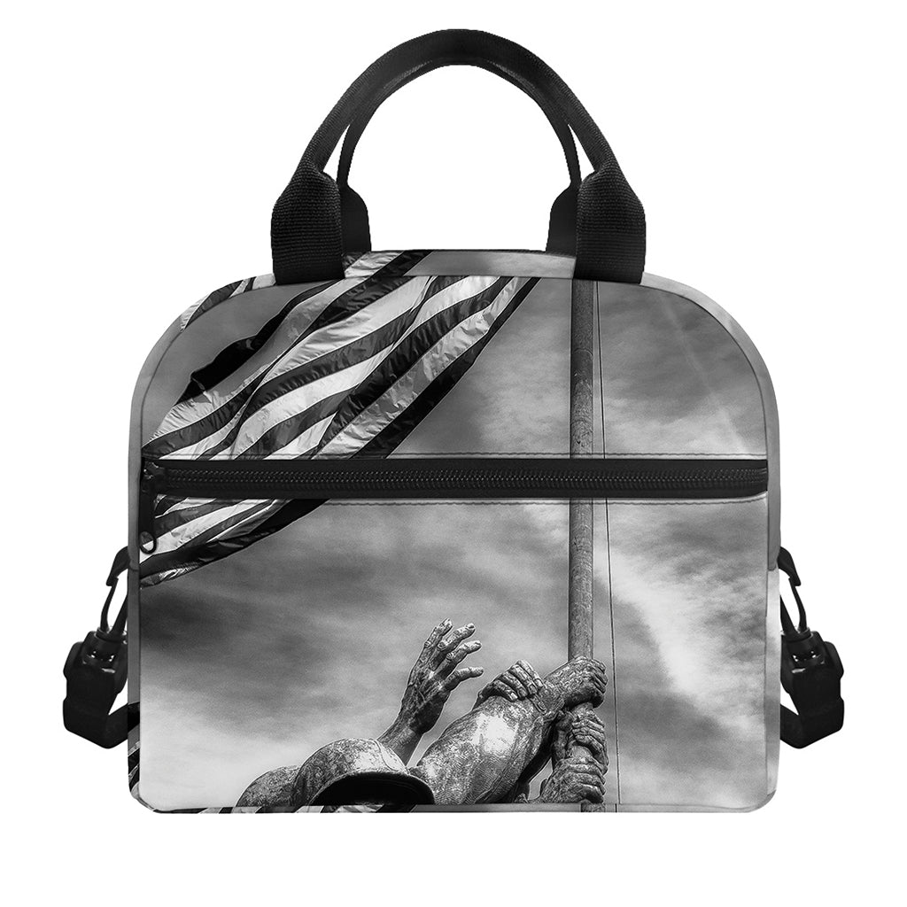 American War Memorial Print Insulated Lunch Bag