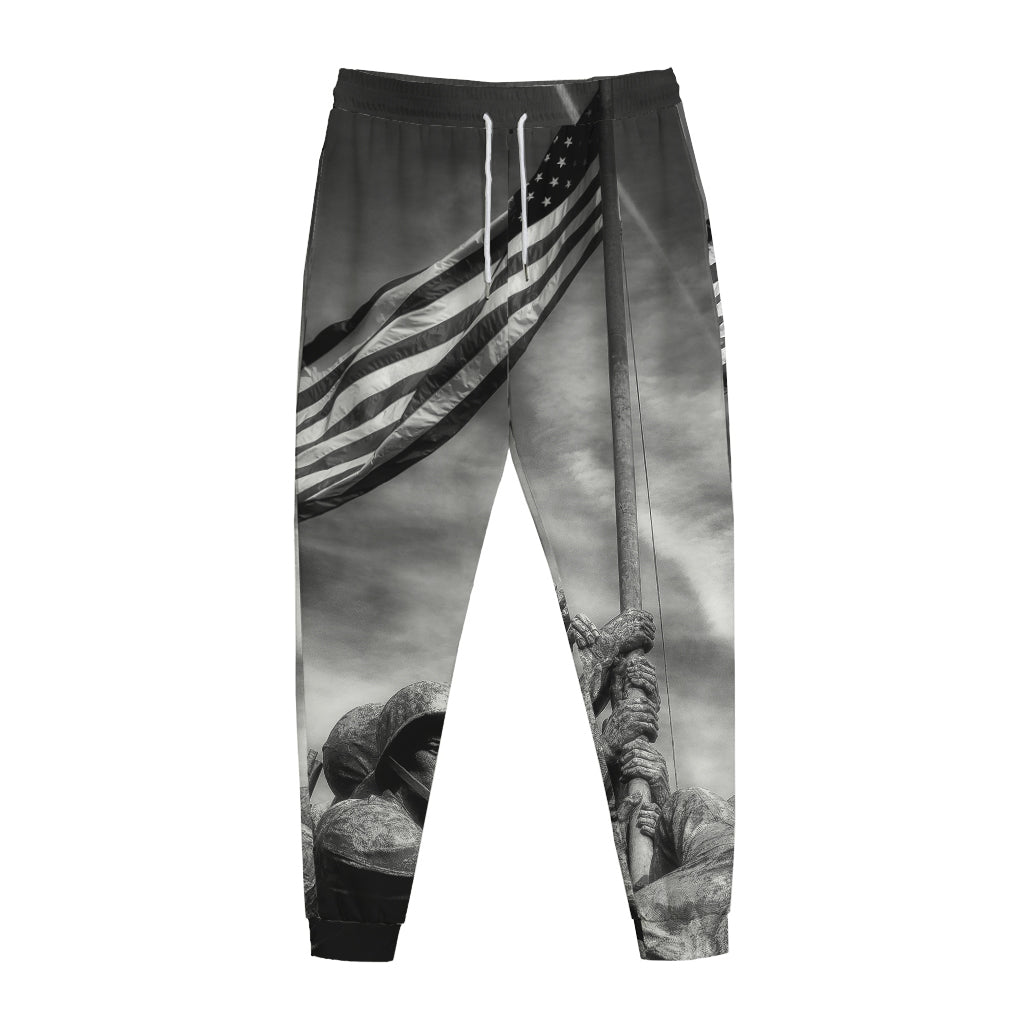 American War Memorial Print Jogger Pants