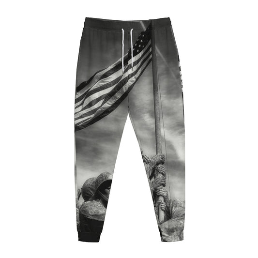 American War Memorial Print Jogger Pants