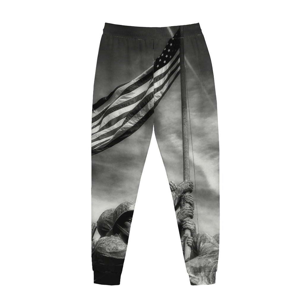 American War Memorial Print Jogger Pants