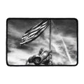 American War Memorial Print Kitchen Mat