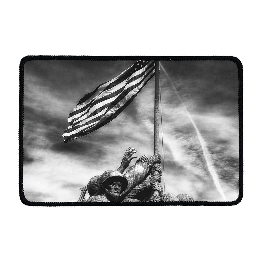 American War Memorial Print Kitchen Mat