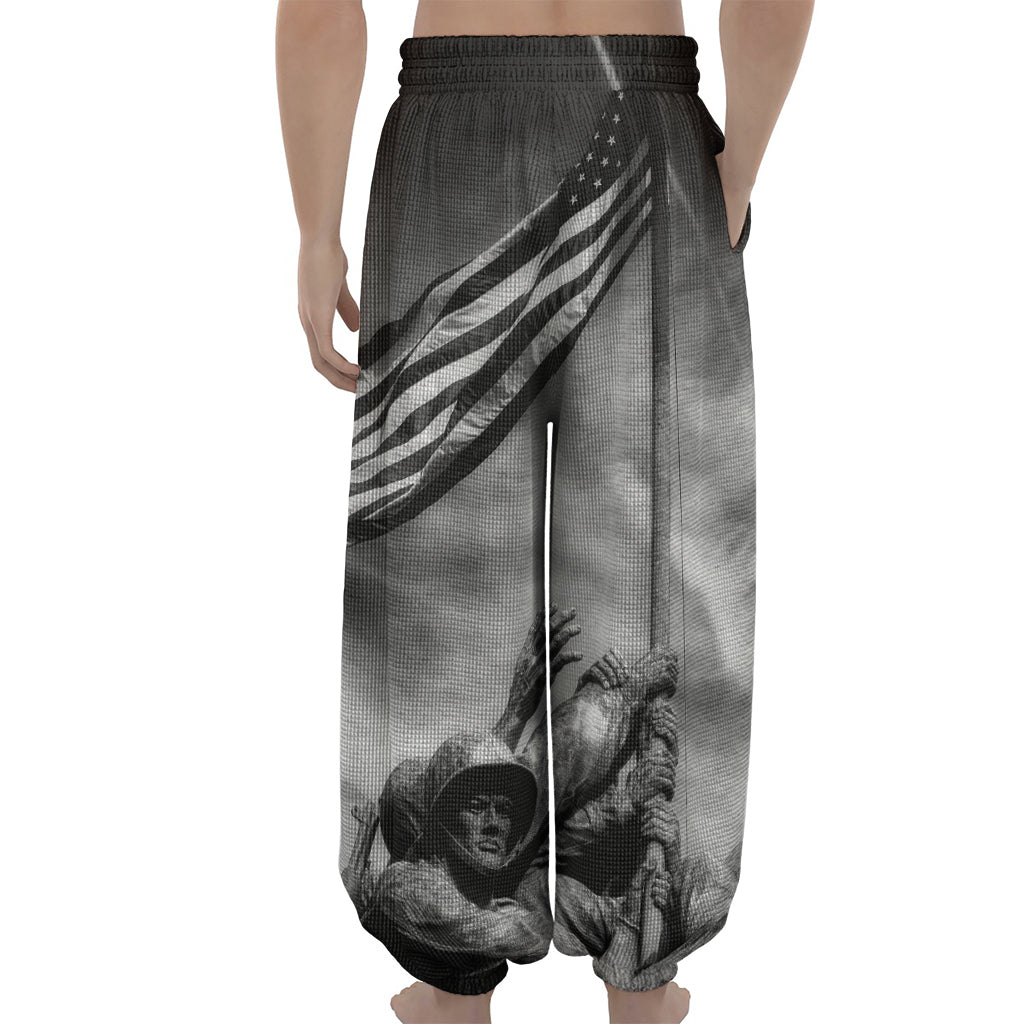 American War Memorial Print Lantern Pants