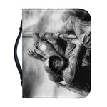 American War Memorial Print Leather Bible Cover