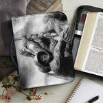 American War Memorial Print Leather Bible Cover