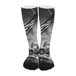 American War Memorial Print Long Socks