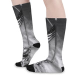 American War Memorial Print Long Socks