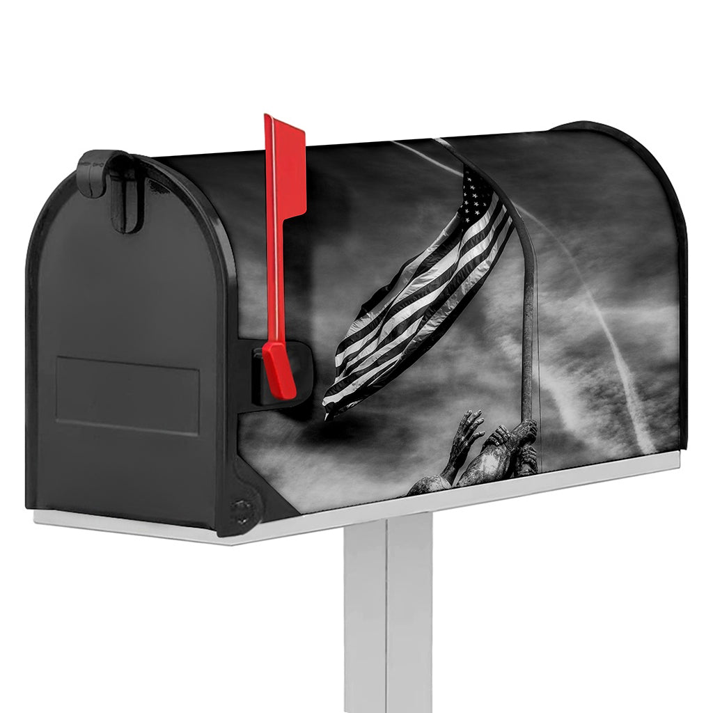 American War Memorial Print Mailbox Cover