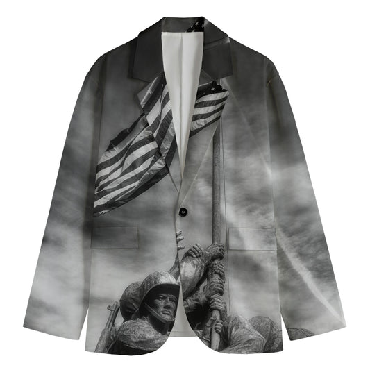 American War Memorial Print Men's Blazer