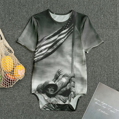 American War Memorial Print Men's Bodysuit