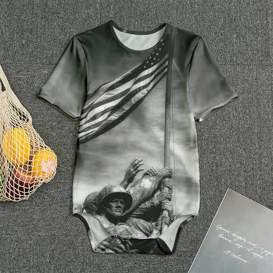 American War Memorial Print Men's Bodysuit