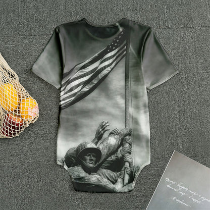 American War Memorial Print Men's Bodysuit