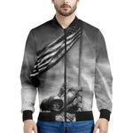 American War Memorial Print Men's Bomber Jacket