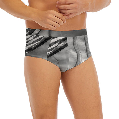 American War Memorial Print Men's Briefs