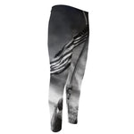 American War Memorial Print Men's Compression Pants